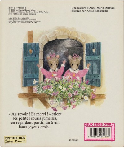 Prunelle et Mirabelle les souris jumelles par Anne-Marie Dalmais et Annie Bonhomme