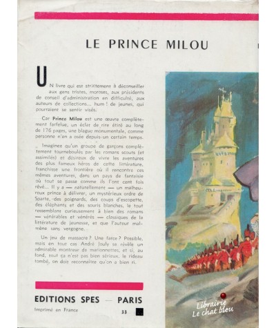 Le Prince Milou (André Jouly) - Collection Jamboree N° 33