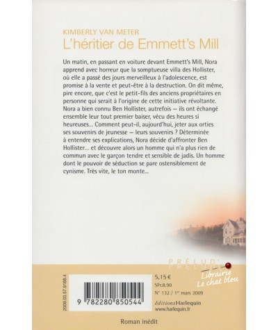 L'héritier de Emmett's Mill (Kimberly Van Meter) - Harlequin Prélud' N° 132