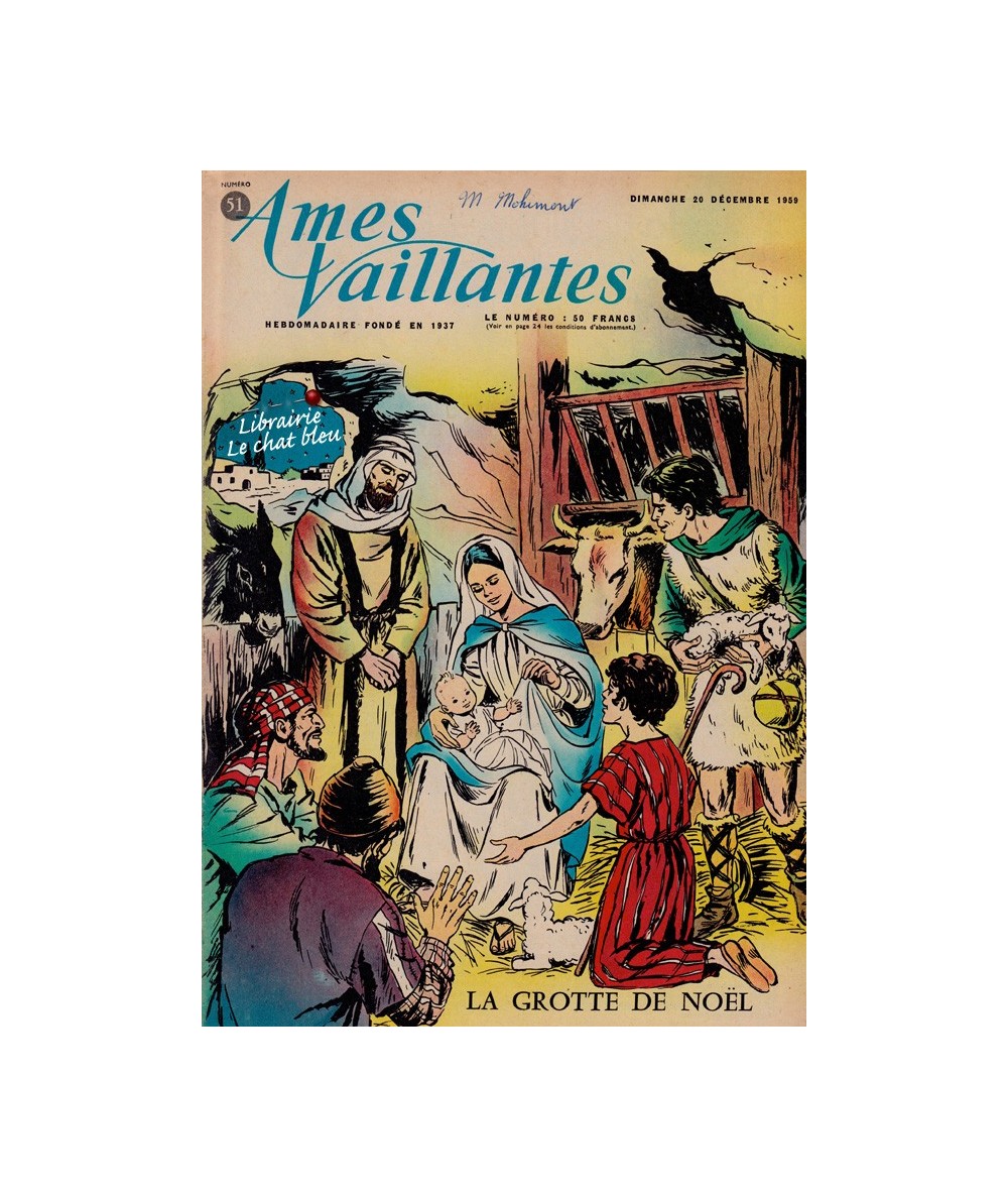 Revue Ames Vaillantes N° 51 paru en 1959