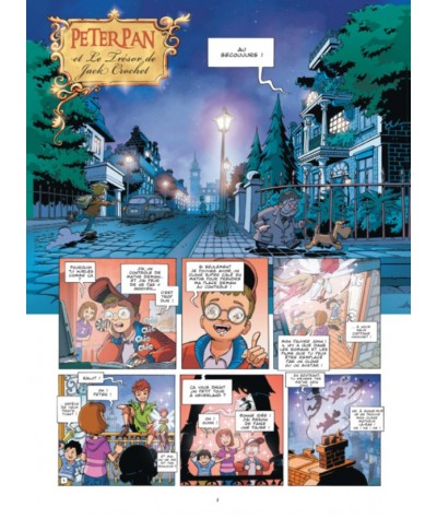 Tome 1. Les nouvelles aventures de PETER PAN : Le Trésor de Jack Crochet (Grisseaux, Augustin)
