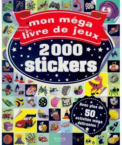 Mon méga livre de jeux : 2000 stickers