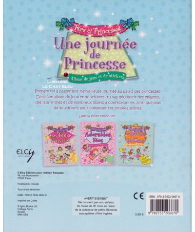 Une journée de Princesse : Album de jeux et de stickers