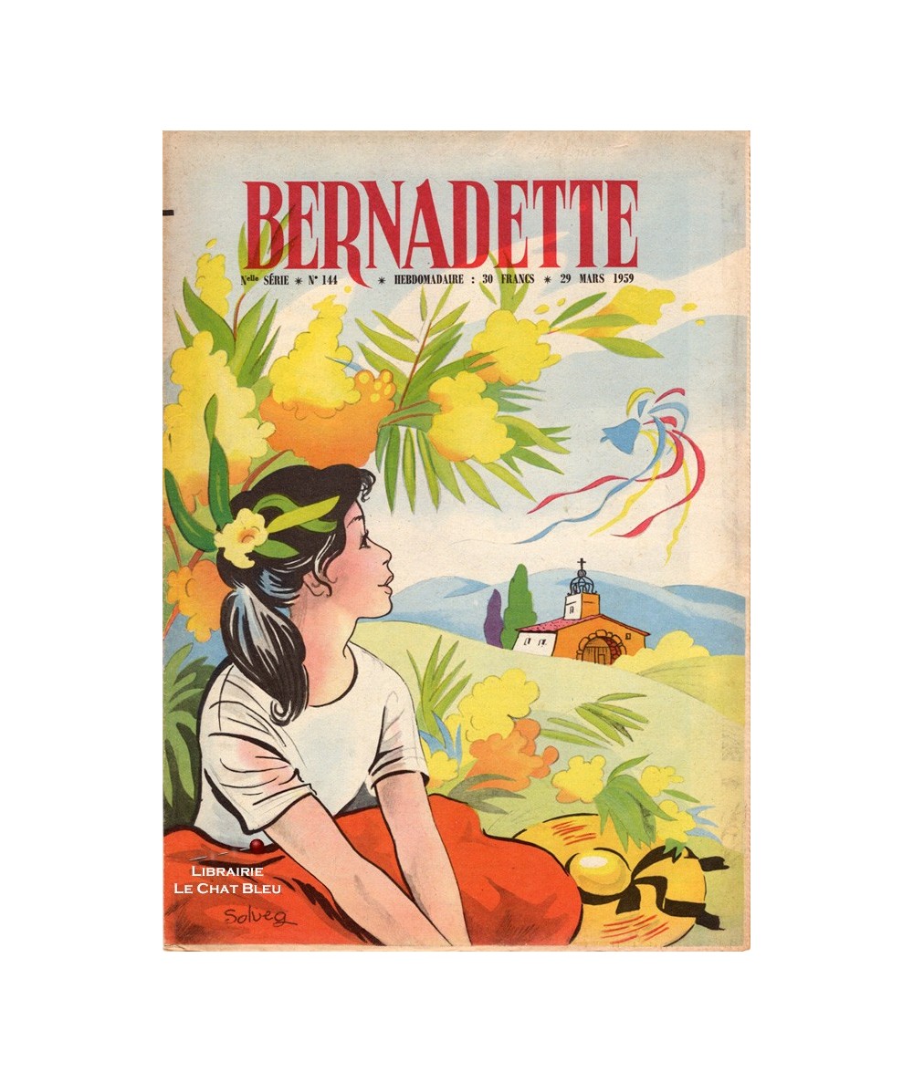 Revue Bernadette N° 144  du 29 Mars 1959