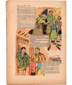Revue Bernadette N° 458 du 9 octobre 1938 : Le souterrain