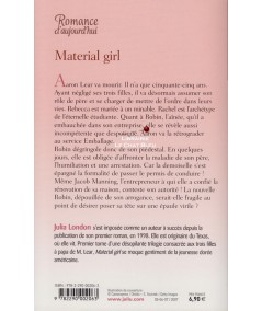 Les trois filles de M. Lear T1 : Material girl (Julia London) - J'ai lu N° 8322
