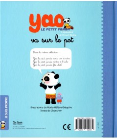 Yao le petit panda va sur le pot - De Borée Jeunesse