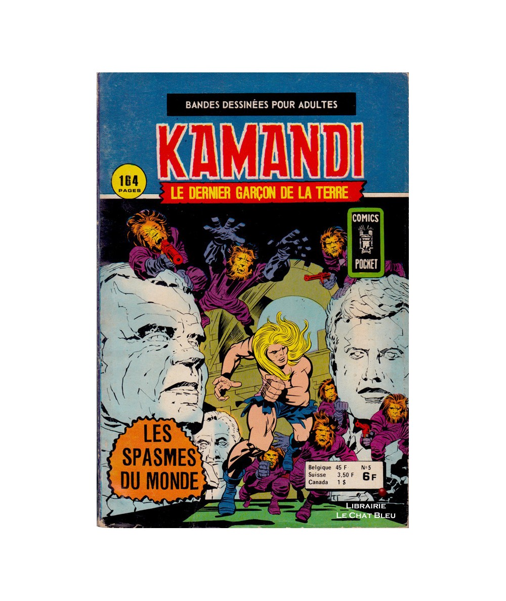 KAMANDI N° 5 : Les spasmes du monde- ARTIMA - BD petit format