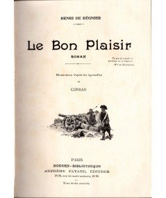 Le Bon Plaisir (Henri de Régnier) - Modern-Bibliothèque