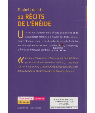 12 récits de l'Énéide (Michel Laporte) - Flammarion Jeunesse