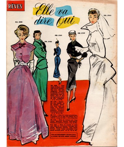Magazine Rêves n° 394 paru en 1954 : Ce n'est qu'un au revoir
