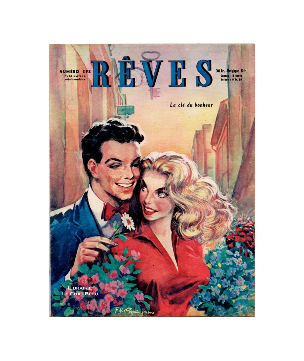 Magazine Rêves n° 398 paru en 1954 : La clé du bonheur