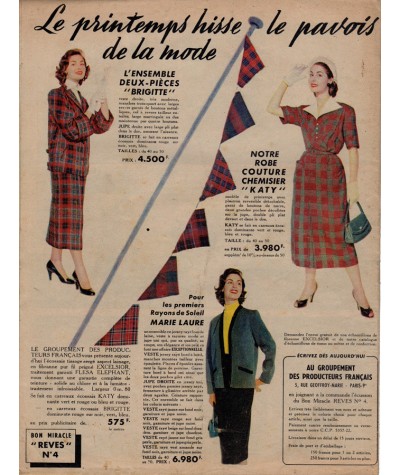 Magazine Rêves n° 354 paru en 1953 : Le carrefour du bonheur