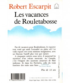 Les vacances de Rouletabosse (Robert Escarpit) - Le livre de poche N° 179