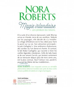 Magie irlandaise (Nora Roberts) : Les joyaux du soleil - J'ai lu N° 6144