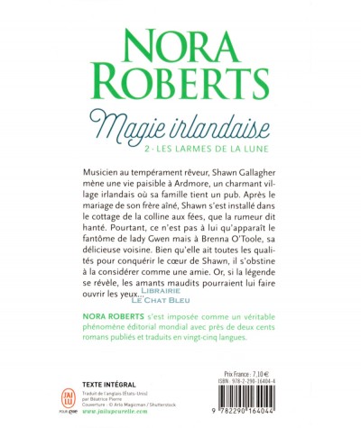 Magie irlandaise (Nora Roberts) : Les larmes de la lune - J'ai lu N° 6232
