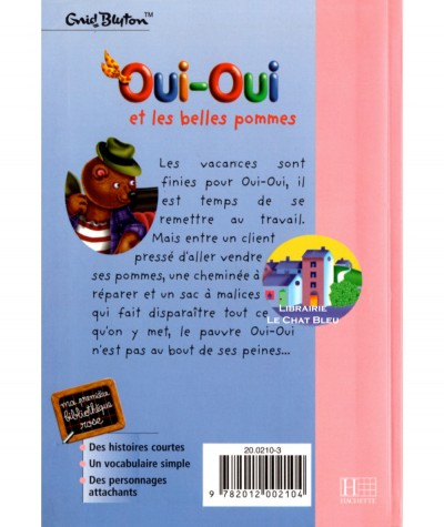 Oui-Oui et les belles pommes (Enid Blyton) - Bibliothèque rose N° 445 - Hachette