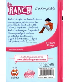 Le Ranch T3 : L'indomptable (Christelle Chatel) - Bibliothèque rose - Hachette