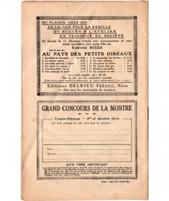 Journal illustré Midinette n° 100 du 12 octobre 1928 - Melle Marcel Ragon en couverture