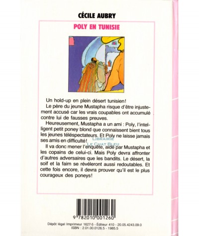 Poly en Tunisie (Cécile Aubry) - Bibliothèque rose - Hachette