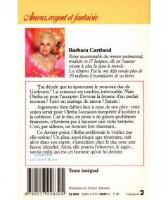 Amour, argent et fantaisie (Barbara Cartland) - J'ai lu N° 2832
