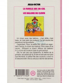 La famille arc-en-ciel : Les ballons du clown (Julia-Victor) - Bibliothèque rose