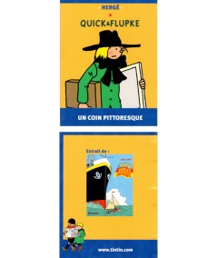 Extrait de Quick & Flupke en format mini (Hergé) : Un coin pittoresque  - Editions Casterman