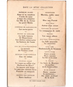 Mademoiselle de Sérances (Louis Noël) - Les Bons Romans N° 32 - Flammarion