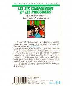 Les six compagnons et les piroguiers (Paul-Jacques Bonzon) - Bibliothèque verte N° 174 - Hachette