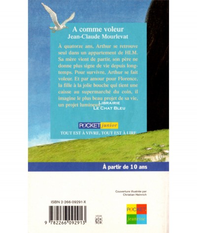 A comme voleur (Jean-Claude Mourlevat) - Pocket Junior N° 405