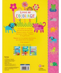 Livre de coloriage : Adorables animaux - Editions Kimane