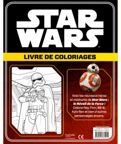 STAR WARS (Walt Disney) : Livre de coloriages - Hachette Jeunesse
