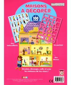 Châteaux à décorer + 100 stickers - Editions LLC