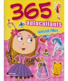 365 autocollants spécial filles - Cahier de stickers - Editions LLC