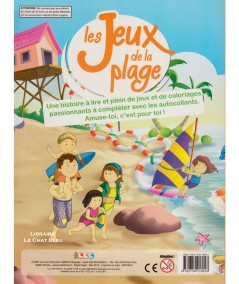 Les Jeux de la plage : Lis et joue avec les autocollants - Editions LLC