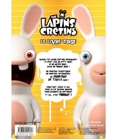 The lapins crétins : Le livre toise - Editions Glénat