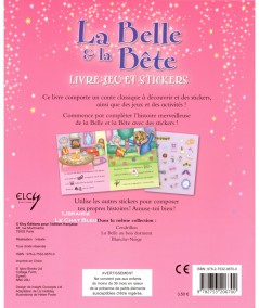La Belle et la Bête : Livre-jeu et stickers - ELCY Editions