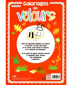 Coloriages en velours - Livre d'activités aux Editions LLC