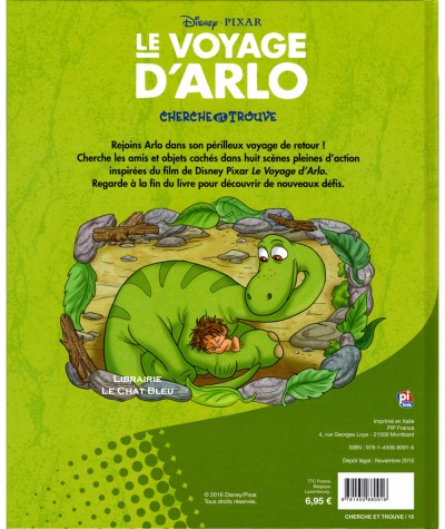 Le voyage d'Arlo (Disney, Pixar) : Cherche et trouve - Editions PI Kids