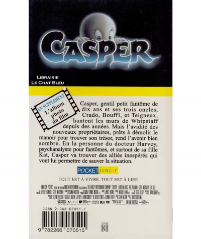 Casper (Lisa Rojany) : Si les fantômes existaient, ça se saurait… - Pocket Junior N° 178