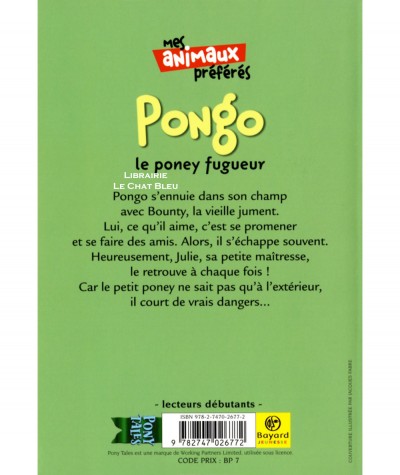100 % Animaux : PONGO le poney fugueur (Jenny Dale) - Bayard Poche N° 620