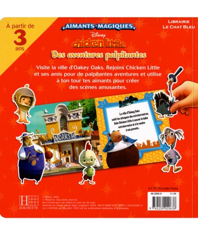 Chicken Little : Des aventures palpitantes (Walt Disney) - Aimants magiques - Hachette Jeunesse