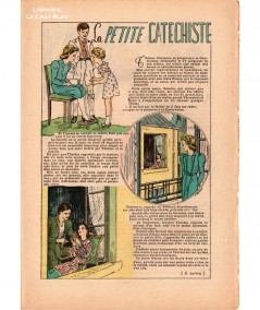 Revue Bernadette N° 488 du 7 mai 1939 : La petite catéchiste