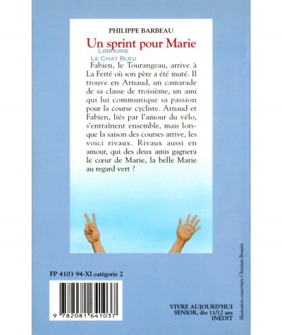 Un sprint pour Marie (Philippe Barbeau) - Castor Poche N° 479 - Flammarion