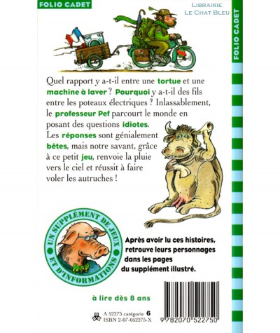 Réponses bêtes à des questions idiotes (Pef) - Folio cadet N° 312 - Gallimard