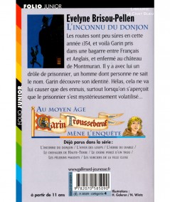 L'inconnu du donjon (Evelyne Brisou-Pellen) - Folio junior N° 809 - Gallimard