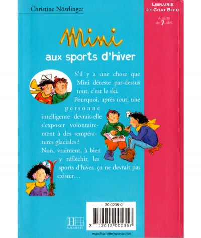 Mimi aux sports d'hiver (Christine Nöstlinger) - Bibliothèque rose N° 517 - Hachette
