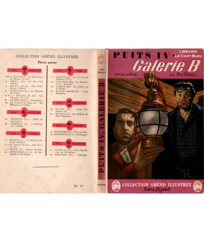 Puits IV, Galerie B (Eric Donat) - Jaquette - Série Digitale N° 19 - Librairie Gründ