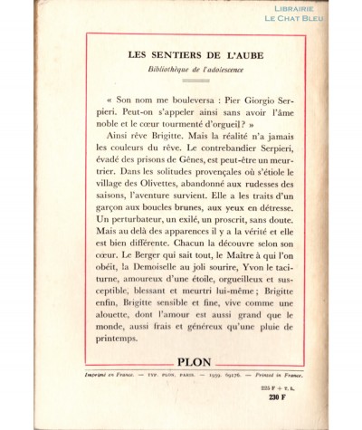 Coup de mistral (Claude Ullin) - Les sentiers de l'aube N° 45 - Librairie PLON