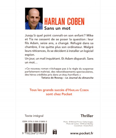 Sans un mot (Harlan Coben) - Pocket N° 14254